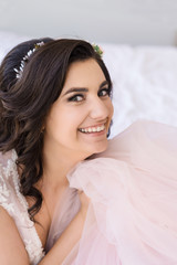 bride in the hotel