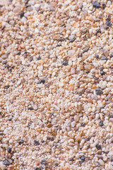 stone and sand