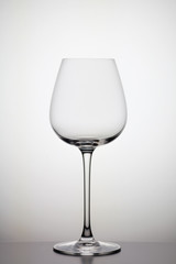 wineglass on white background