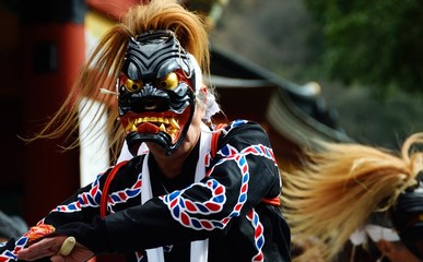 鹿島の伝統　面浮立
