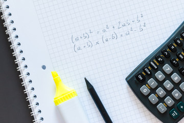 Mathematische Formel, Taschenrechner, Mathematik