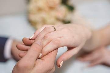 man holding the girl's fingers