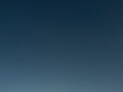 Strar on midnight sky.
