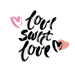 Home Sweet Home vector lettering. Motivational quote. Inspirational typography. Calligraphy postcard poster graphic design lettering element. Hand written sign. Decoration element.