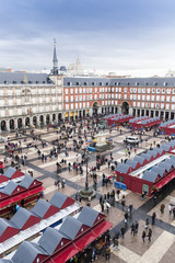Naklejka premium Plaza Mayor, Madrid