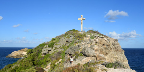 pointe des châteaux à saint françois en guadeloupe