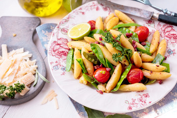 Frische hausgemachte schupfnudeln