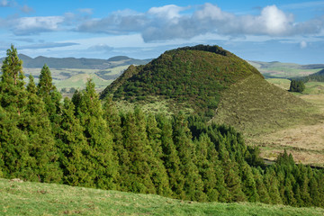 Fototapeta na wymiar Volcano in Azores islands