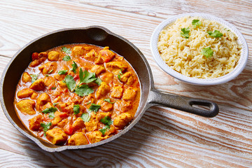 Chicken curry indian recipe basmati rice
