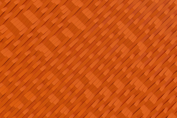 Abstract 3D rendering of matte plastic waves