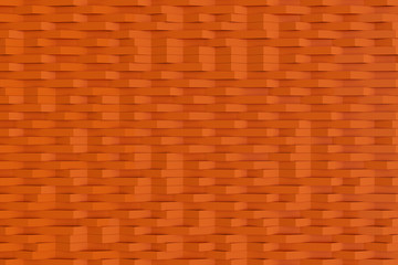 Abstract 3D rendering of matte plastic waves