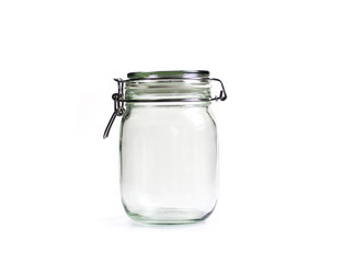 empty glass jar 