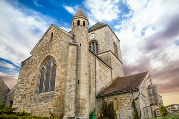 Eglise de Vandenesse en Auxois, Côte d'Or, Bourgogne, France