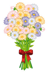 bouquet of flowers for Mother's Day, Woman's Day and Birthday