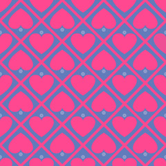 Fototapeta na wymiar Pink heart background