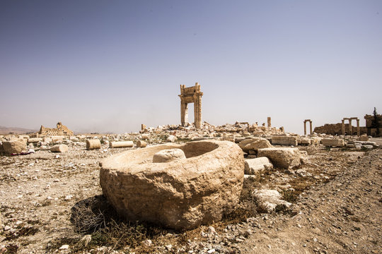 ruines de palmyre, syrie