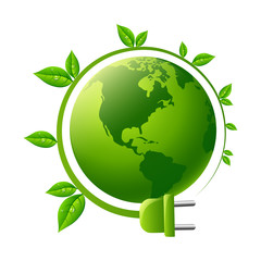 Vector Green Eco Friendly Label