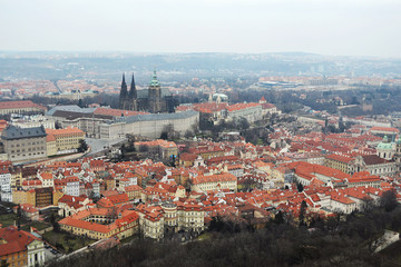 Castello di Praga e vista sulla città Repubblica Ceca 