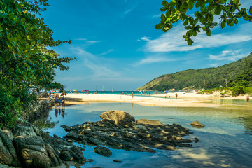 Nai-harn beach sea view at phuket, thailand