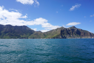 Obraz premium Beautiful landscape of the coast in Cape town, South Africa