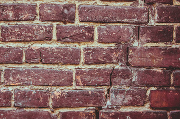 Obraz premium Old brick wall background texture
