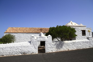 Fototapeta na wymiar La ermita de San Agustín, Fuerteventura, Spain