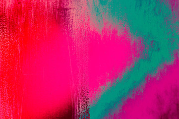 Colored wall rainbow style background texture