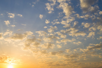 sunset sky background