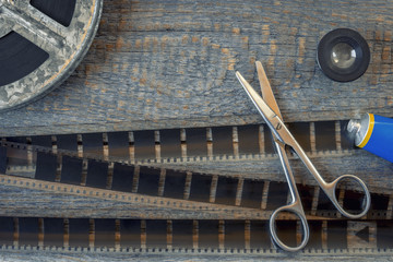 Naklejka premium Film and film industry