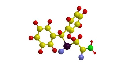 Molecular structure of Modafinil