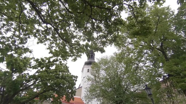 The church, temple in the Old Tallinn. Estonia.
