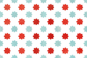 Obraz premium Watercolor flowers pattern.