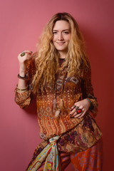 Fototapeta premium Hippie girl