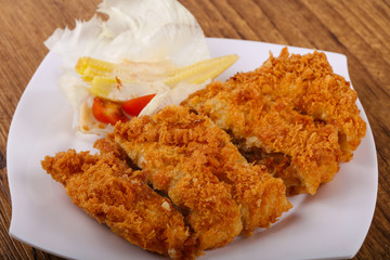 Crispy Pork with cheese
