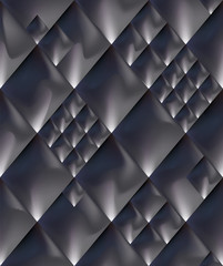 Abstract steel dark gray space metal seamless pattern