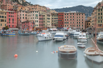 Camogli, marina view. Color image
