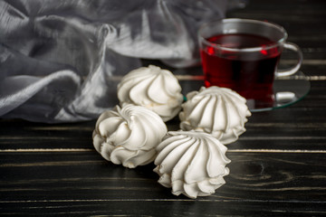 White zephyr with red tea