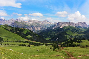 Beautiful mountain panorama