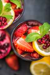 Strawberry cocktail