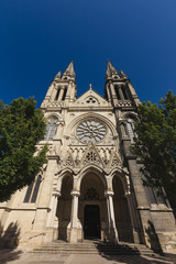 Fototapeta na wymiar Eglise Catholique saint louis des Chartrons, Bordeaux, France