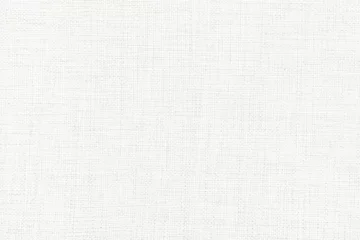 Fotobehang White linen canvas. The background image, texture © Aleksandr Simonov