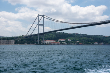 Bosphorus bridge in Istanbul