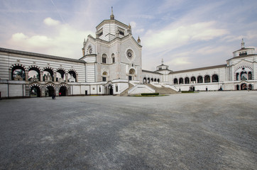 Obraz premium ingresso del Cimitero Monumentale, Milano