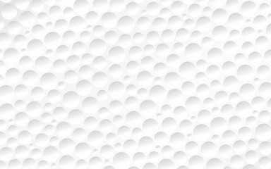Vector illustration. Abstract background. The surface of the golf ball. Circular recesses of various sizes.