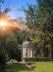 Russia. Pavlovsk. Pavilion18 century in the park