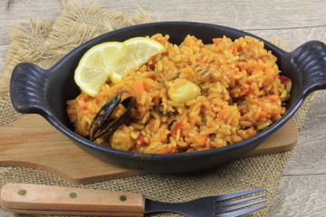 risotto aux fruits de mer