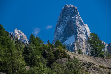 aiguille verte et du dru,chamonix haute savoie,france