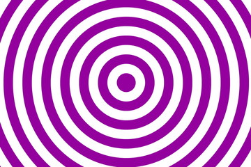 Illustration of purple and white concentric circles