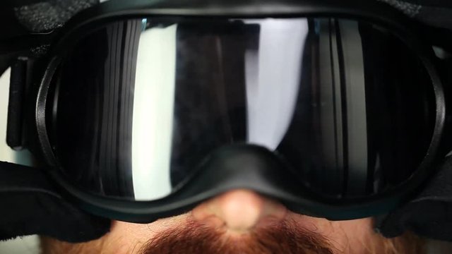 masque de protection pour snowbordeur 