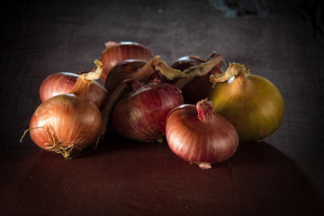onions on the table